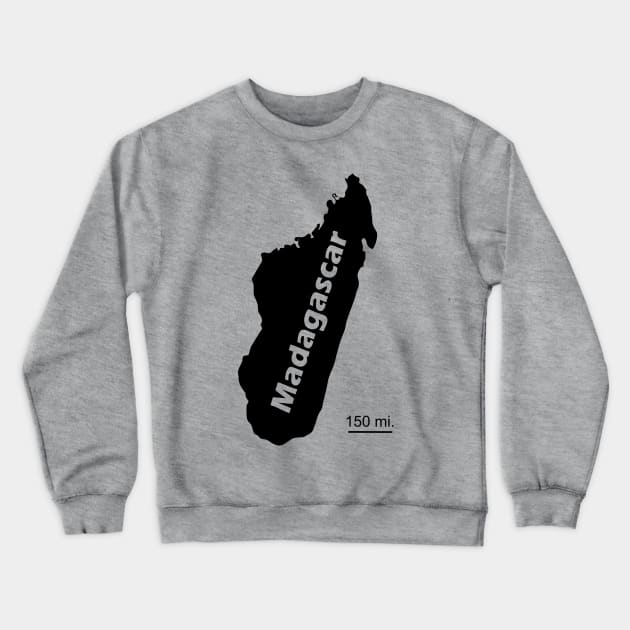 Madagascar Crewneck Sweatshirt by RosArt100